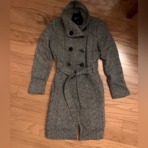 Guess herringbone coat Clearance